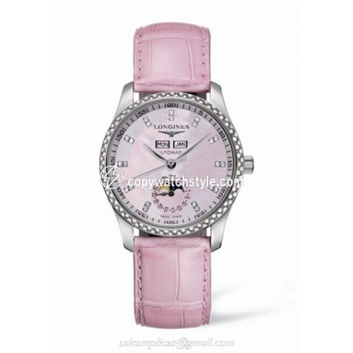 Longines Master Collection Calendar 36 Stainless Steel / Diamond / MOP L2.503.0.97.3 Longines Master Collection Calendar 36 Stainless Steel / Diamond / MOP L2.503.0.97.3