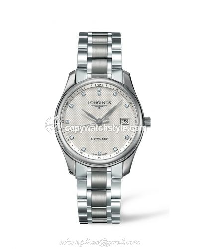 Longines Master Collection Date 36 Stainless Steel Diamond L2.518.4.77.6 Longines Master Collection Date 36 Stainless Steel Diamond L2.518.4.77.6
