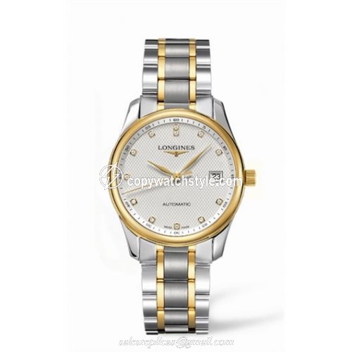 Longines Master Collection Date 36 Two Tone Diamond L2.518.5.77.7 Longines Master Collection Date 36 Two Tone Diamond L2.518.5.77.7