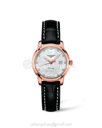Longines Saint-Imier Date 30 Pink Gold L2.563.8.88.3