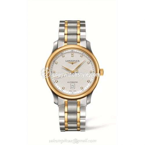 Longines Master Collection Date 38.5 Two Tone Diamond L2.628.5.77.7 Longines Master Collection Date 38.5 Two Tone Diamond L2.628.5.77.7