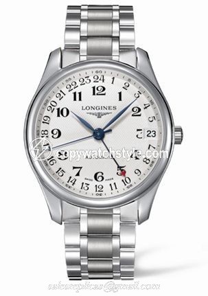 Longines Master Collection 42 24h Stainless Steel / Silver-Arabic / Bracelet L2.718.4.78.6 Longines Master Collection 42 24h Stainless Steel / Silver-Arabic / Bracelet L2.718.4.78.6