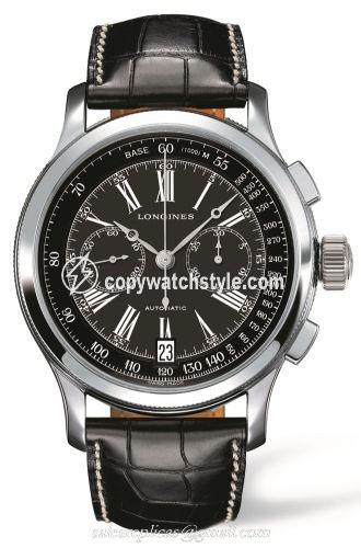 Longines Lindbergh's Atlantic Voyage Watch Black L2.730.4.58.0 Longines Lindbergh's Atlantic Voyage Watch Black L2.730.4.58.0