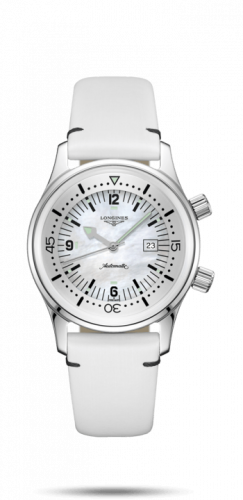 Longines Legend Diver 36 Stainless Steel / MOP / Strap L3.374.4.80.0 Longines Legend Diver 36 Stainless Steel / MOP / Strap L3.374.4.80.0