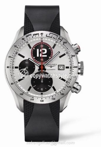 Longines GrandeVitesse Tachymeter Panda Rubber L3.636.4.70.9 Longines GrandeVitesse Tachymeter Panda Rubber L3.636.4.70.9