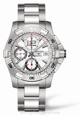 Longines Hydroconquest Chronograph Tachymeter L3.651.4.16.6