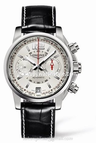 Longines Admiral Chronograph Silver Strap L3.666.4.76.2 Longines Admiral Chronograph Silver Strap L3.666.4.76.2