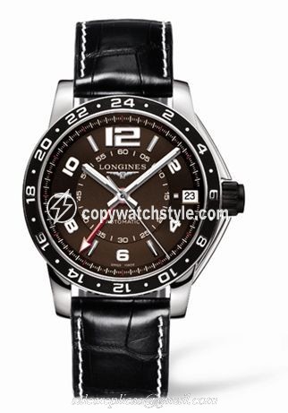 Longines Admiral GMT Brown L3.668.4.66.2 Longines Admiral GMT Brown L3.668.4.66.2