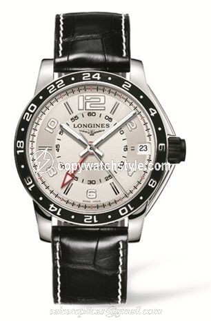 Longines Admiral GMT Ivory Black L3.668.4.76.0 Longines Admiral GMT Ivory Black L3.668.4.76.0
