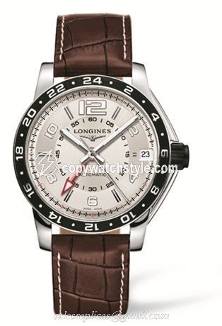 Longines Admiral GMT Ivory Brown L3.668.4.76.3 Longines Admiral GMT Ivory Brown L3.668.4.76.3