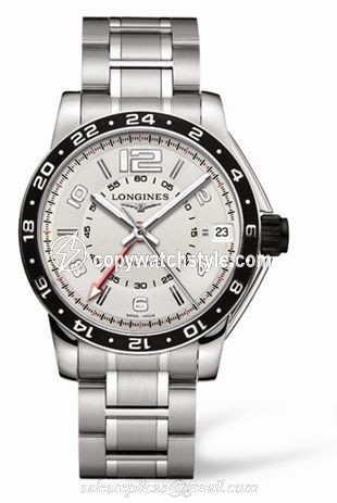 Longines Admiral GMT Ivory Bracelet L3.668.4.76.6 Longines Admiral GMT Ivory Bracelet L3.668.4.76.6