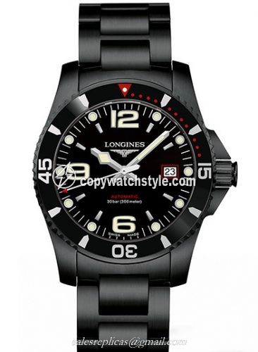 Longines HydroConquest 41 Automatic PVD / Black / Bracelet / Japan L3.742.2.56.6 Longines HydroConquest 41 Automatic PVD / Black / Bracelet / Japan L3.742.2.56.6