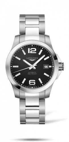 Longines Conquest 39 Automatic Stainless Steel / Black / Bracelet L3.776.4.58.6 Longines Conquest 39 Automatic Stainless Steel / Black / Bracelet L3.776.4.58.6