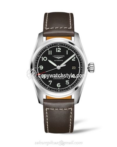 Longines Spirit Automatic 40 Black / Strap XL L3.810.4.53.3