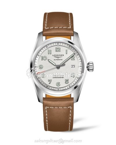 Longines Spirit Automatic 40 Silver / Strap XL L3.810.4.73.4 Longines Spirit Automatic 40 Silver / Strap XL L3.810.4.73.4