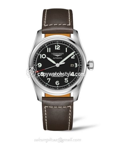 Longines Spirit Automatic 42 Black / Strap XL L3.811.4.53.3 Longines Spirit Automatic 42 Black / Strap XL L3.811.4.53.3