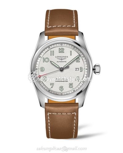 Longines Spirit Automatic 42 Silver / Strap XL L3.811.4.73.4 Longines Spirit Automatic 42 Silver / Strap XL L3.811.4.73.4