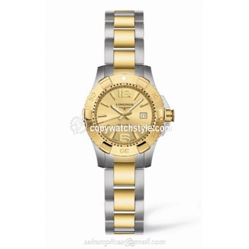 Longines Hydroconquest Quartz 25 Two Tone L3.147.3.36.7 Longines Hydroconquest Quartz 25 Two Tone L3.147.3.36.7