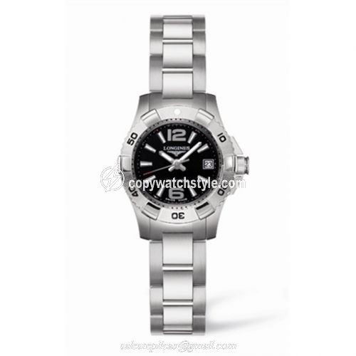Longines Hydroconquest Quartz 25 Black L3.147.4.56.6 Longines Hydroconquest Quartz 25 Black L3.147.4.56.6