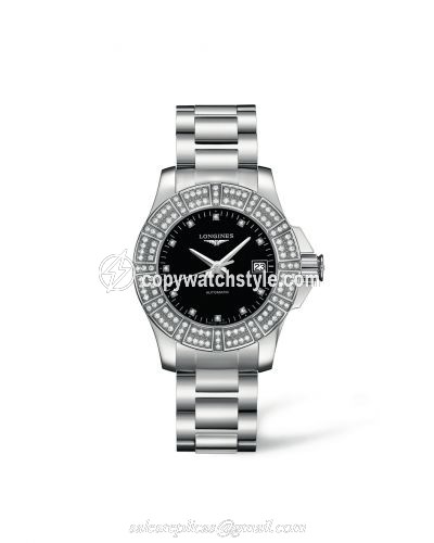 Longines Conquest 29.5 Automatic Double Row Diamond L3.180.0.57.6 Longines Conquest 29.5 Automatic Double Row Diamond L3.180.0.57.6