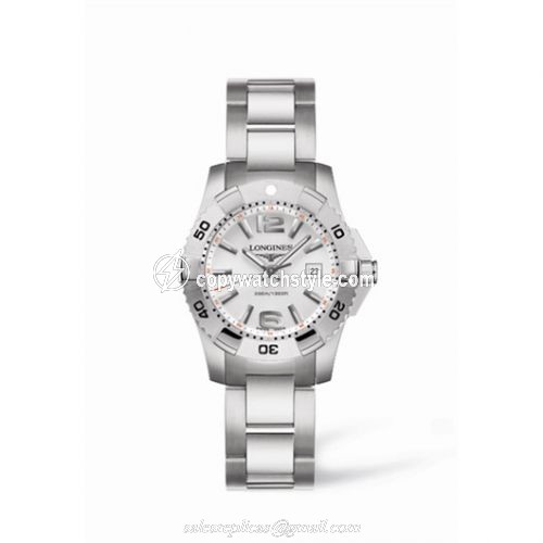 Longines Hydroconquest Quartz 29.5 Silver L3.247.4.76.6 Longines Hydroconquest Quartz 29.5 Silver L3.247.4.76.6
