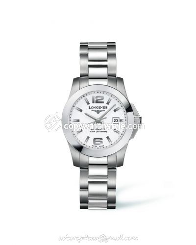Longines Conquest 29.5 Automatic Stainless Steel White L3.276.4.16.6 Longines Conquest 29.5 Automatic Stainless Steel White L3.276.4.16.6
