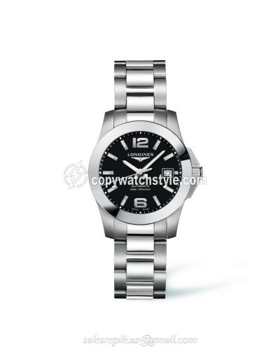 Longines Conquest 29.5 Automatic Stainless Steel Black L3.276.4.58.6 Longines Conquest 29.5 Automatic Stainless Steel Black L3.276.4.58.6
