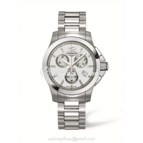 Longines Conquest Chronograph Quartz 35 L3.279.4.76.6 Longines Conquest Chronograph Quartz 35 L3.279.4.76.6
