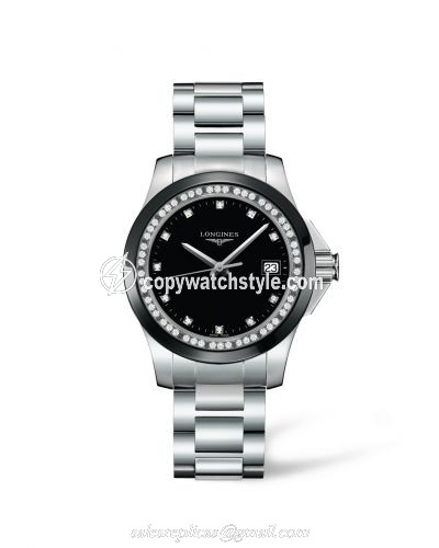 Longines Conquest 35 Quartz Ceramic Diamond L3.281.0.57.6 Longines Conquest 35 Quartz Ceramic Diamond L3.281.0.57.6