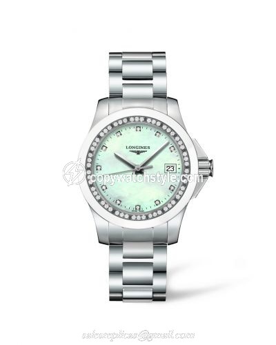 Longines Conquest 35 Quartz Ceramic Diamond L3.281.0.87.6 Longines Conquest 35 Quartz Ceramic Diamond L3.281.0.87.6