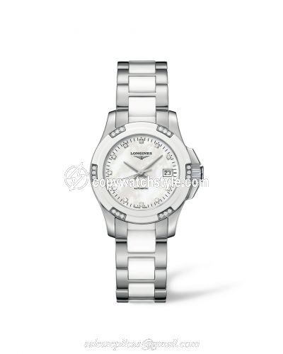 Longines Conquest Automatic 29.5 Ceramic Diamond L3.299.0.87.7 Longines Conquest Automatic 29.5 Ceramic Diamond L3.299.0.87.7