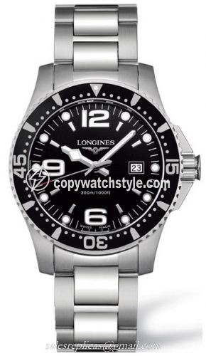 Longines Hydroconquest Quartz 39 Black L3.640.4.56.6