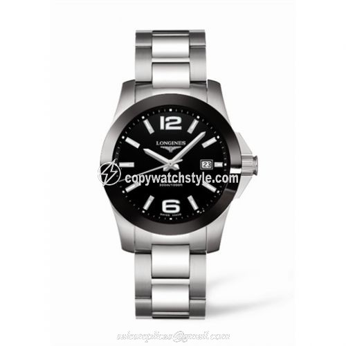 Longines Conquest Automatic 39 Ceramic L3.655.4.56.6 Longines Conquest Automatic 39 Ceramic L3.655.4.56.6