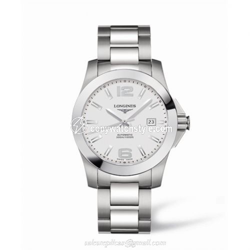 Longines Conquest Automatic 41mm Silver L3.658.4.76.6 Longines Conquest Automatic 41mm Silver L3.658.4.76.6