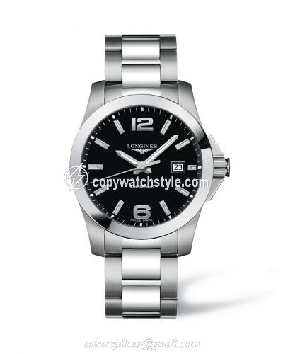 Longines Conquest Quartz 41mm Black L3.659.4.58.6 Longines Conquest Quartz 41mm Black L3.659.4.58.6