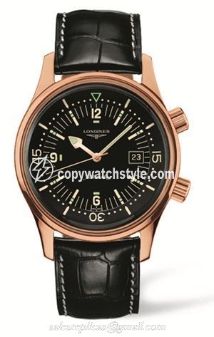 Longines Legend Diver Red Gold L3.674.8.50.0 Longines Legend Diver Red Gold L3.674.8.50.0