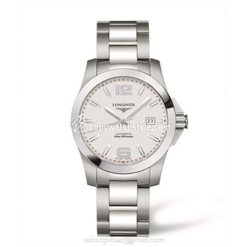 Longines Conquest 39 Automatic Silver L3.676.4.76.6 Longines Conquest 39 Automatic Silver L3.676.4.76.6