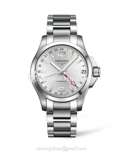 Longines Conquest 41 Automatic GMT L3.687.4.76.6 Longines Conquest 41 Automatic GMT L3.687.4.76.6