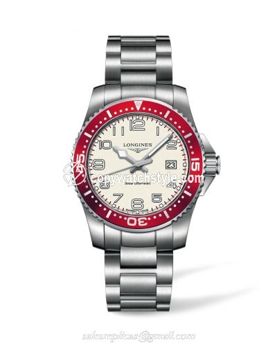 Longines Hydroconquest Quartz 39 Beige L3.688.4.19.6 Longines Hydroconquest Quartz 39 Beige L3.688.4.19.6