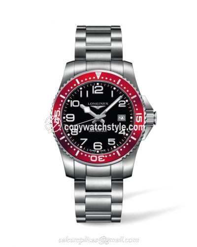 Longines Hydroconquest Automatic 39 Red L3.694.4.59.6 Longines Hydroconquest Automatic 39 Red L3.694.4.59.6