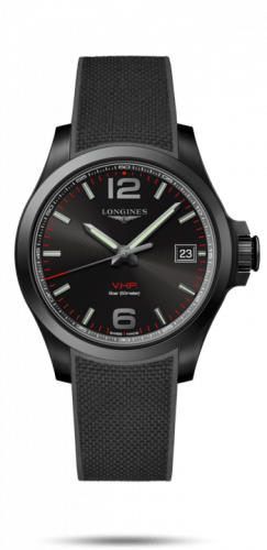 Longines Conquest V.H.P. 41 PVD / Black / Rubber L3.716.2.56.9 Longines Conquest V.H.P. 41 PVD / Black / Rubber L3.716.2.56.9