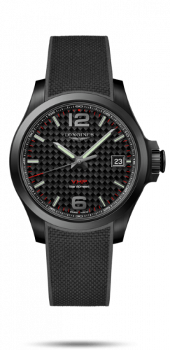Longines Conquest V.H.P. 41 PVD / Carbon / Rubber L3.716.2.66.9