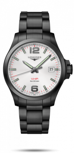 Longines Conquest V.H.P. 43 PVD / Silver / Bracelet L3.726.2.76.6 Longines Conquest V.H.P. 43 PVD / Silver / Bracelet L3.726.2.76.6