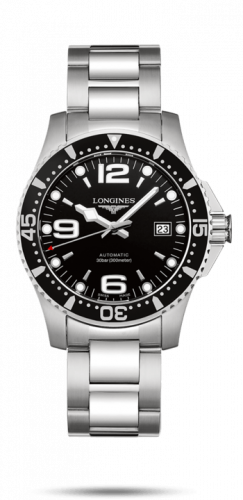 Longines HydroConquest 41 Automatic Stainless Steel / Black / Bracelet L3.742.4.56.6 Longines HydroConquest 41 Automatic Stainless Steel / Black / Bracelet L3.742.4.56.6