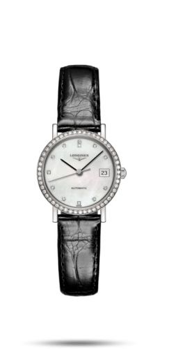 Longines Elegant Collection 25.5 Automatic Stainless Steel / Diamond / MOP / Strap L4.309.0.87.2 Longines Elegant Collection 25.5 Automatic Stainless Steel / Diamond / MOP / Strap L4.309.0.87.2
