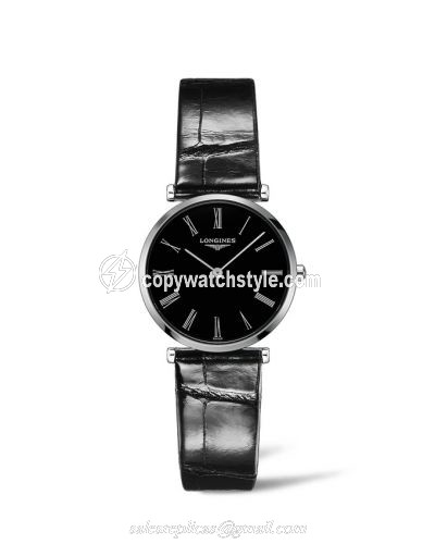 Longines La Grande Classique Quartz 29 Stainless Steel / Black - Roman L4.512.4.51.2 Longines La Grande Classique Quartz 29 Stainless Steel / Black - Roman L4.512.4.51.2
