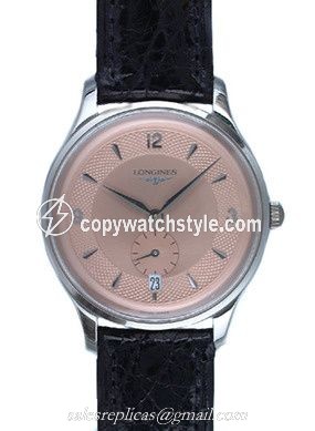 Longines Heritage Prestige Stainless Steel / Pink L4.685.4.96.2 Longines Heritage Prestige Stainless Steel / Pink L4.685.4.96.2