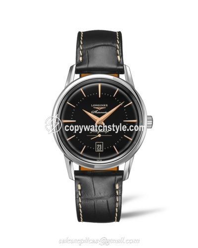 Longines Heritage Flagship Stainless Steel / Black L4.795.4.58.0 Longines Heritage Flagship Stainless Steel / Black L4.795.4.58.0