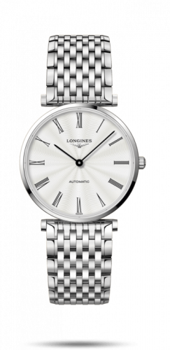 Longines La Grande Classique 36 Automatic Stainless Steel / Silver-Roman / Bracelet L4.908.4.71.6 Longines La Grande Classique 36 Automatic Stainless Steel / Silver-Roman / Bracelet L4.908.4.71.6