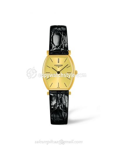Longines La Grande Classique Tonneau 22 Yellow L4.205.2.32.2 Longines La Grande Classique Tonneau 22 Yellow L4.205.2.32.2